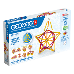Geomag – Rainbow 72 Pièces – Jeu De Construction Magnétique 3D, Fabrication Suisse, Dès 3 Ans, STEM