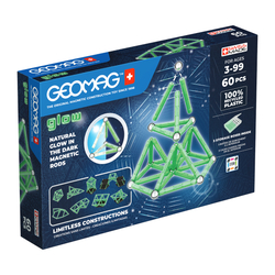 Geomag Rainbow 72 Pièces Jeu de Construction magnétique pour Enfants