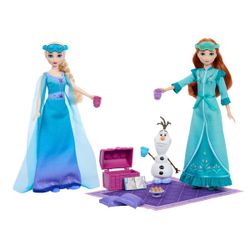 Coffret poupées Soirée pyjama entre sœurs - La Reine des Neiges