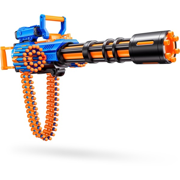 XSHOT Insanity Micro Blaster de ZURU avec 48 fléchettes en mousse et rangement de fléchettes avec technologie de poche d'air, jouet d'extérieur pour enfants, garçons et filles à partir de 8 ans