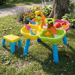 Table d'activités été sable et eau